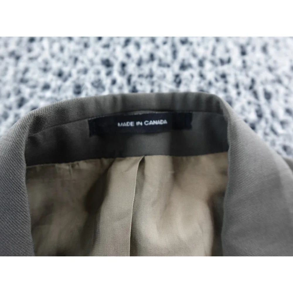 Calvin Klein Mens Modern Fit Charcoal Gray Suit Jacket Blazer Made in Canada 40R